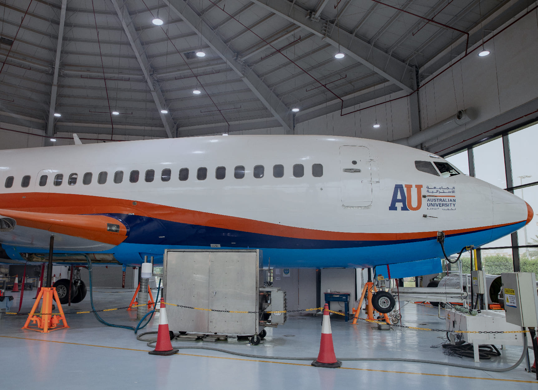 Aviation students training at Australian University (AU)